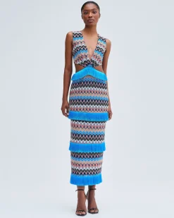 PatBO Crochet Cutout Midi Dress (FINAL SALE)- Beach Dresses|Dresses & Jumpsuits