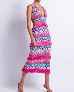 PatBO CROCHET CUT-OUT MIDI DRESS (FINAL SALE)- Beach Dresses|Dresses & Jumpsuits