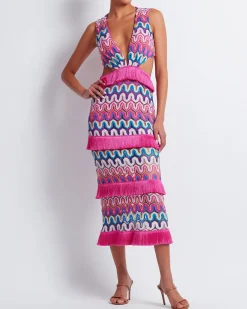 PatBO CROCHET CUT-OUT MIDI DRESS (FINAL SALE)- Beach Dresses|Dresses & Jumpsuits
