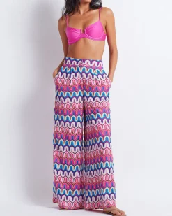PatBO CROCHET WIDE LEG PANTS (FINAL SALE)- Matching Sets|Bottoms