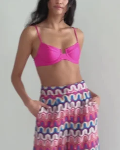 PatBO CROCHET WIDE LEG PANTS (FINAL SALE)- Matching Sets|Bottoms