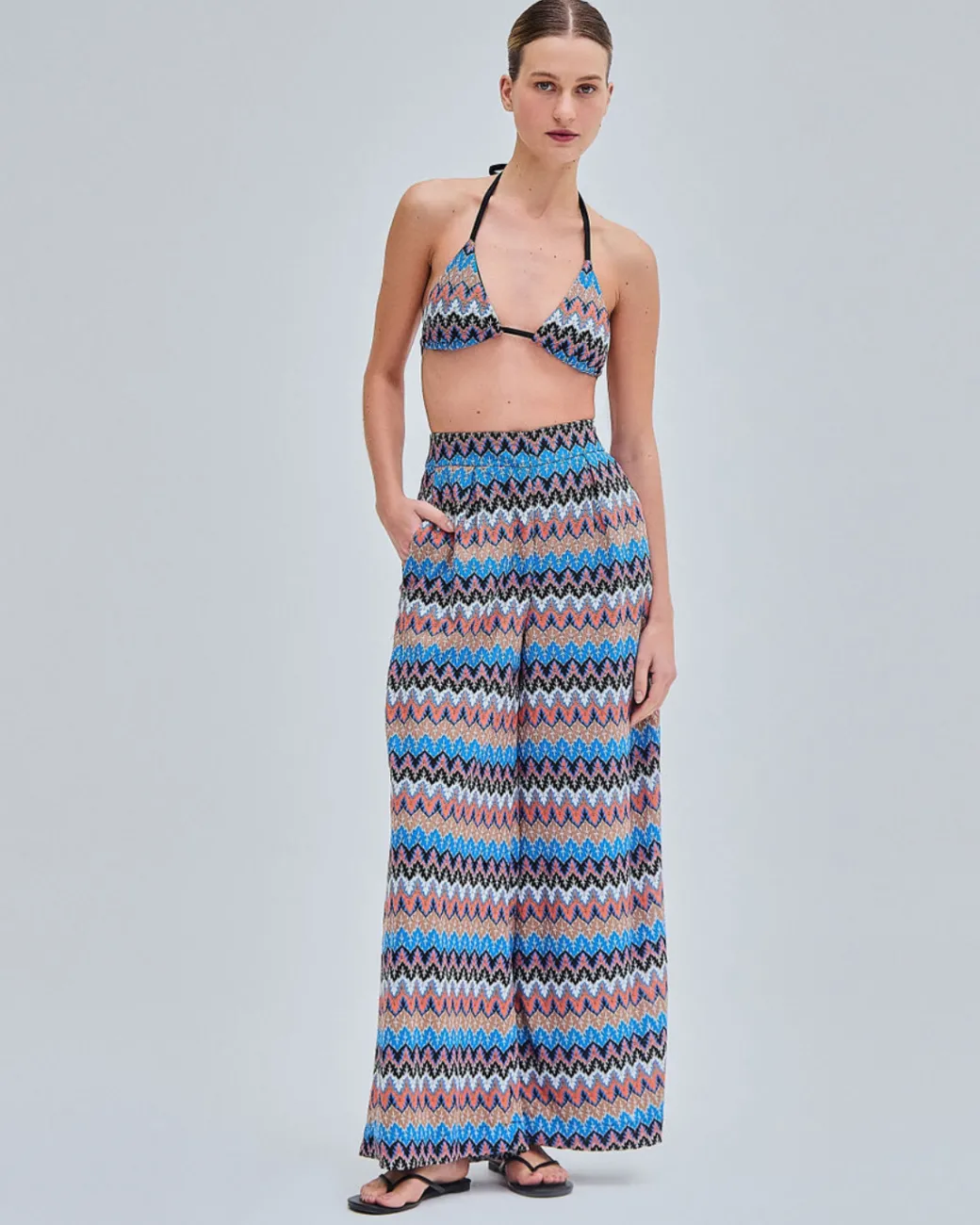 PatBO Crochet Wide Leg Pants (FINAL SALE)- Cover-ups|Bottoms