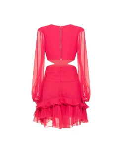 PatBO DEEP V CUTOUT MINI DRESS- Dresses & Jumpsuits