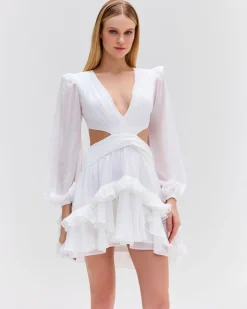 PatBO DEEP-V CUTOUT MINI DRESS- Dresses & Jumpsuits