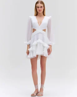 PatBO DEEP-V CUTOUT MINI DRESS- Dresses & Jumpsuits