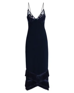 PatBO Embroidered Crochet Midi Dress (FINAL SALE)- Dresses & Jumpsuits