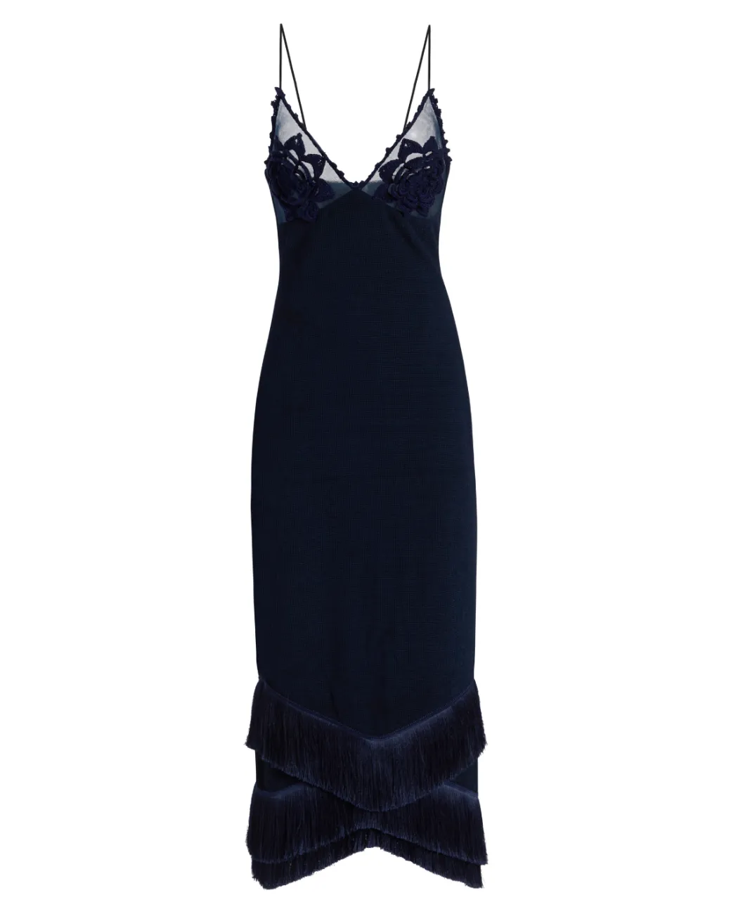 PatBO Embroidered Crochet Midi Dress (FINAL SALE)- Dresses & Jumpsuits