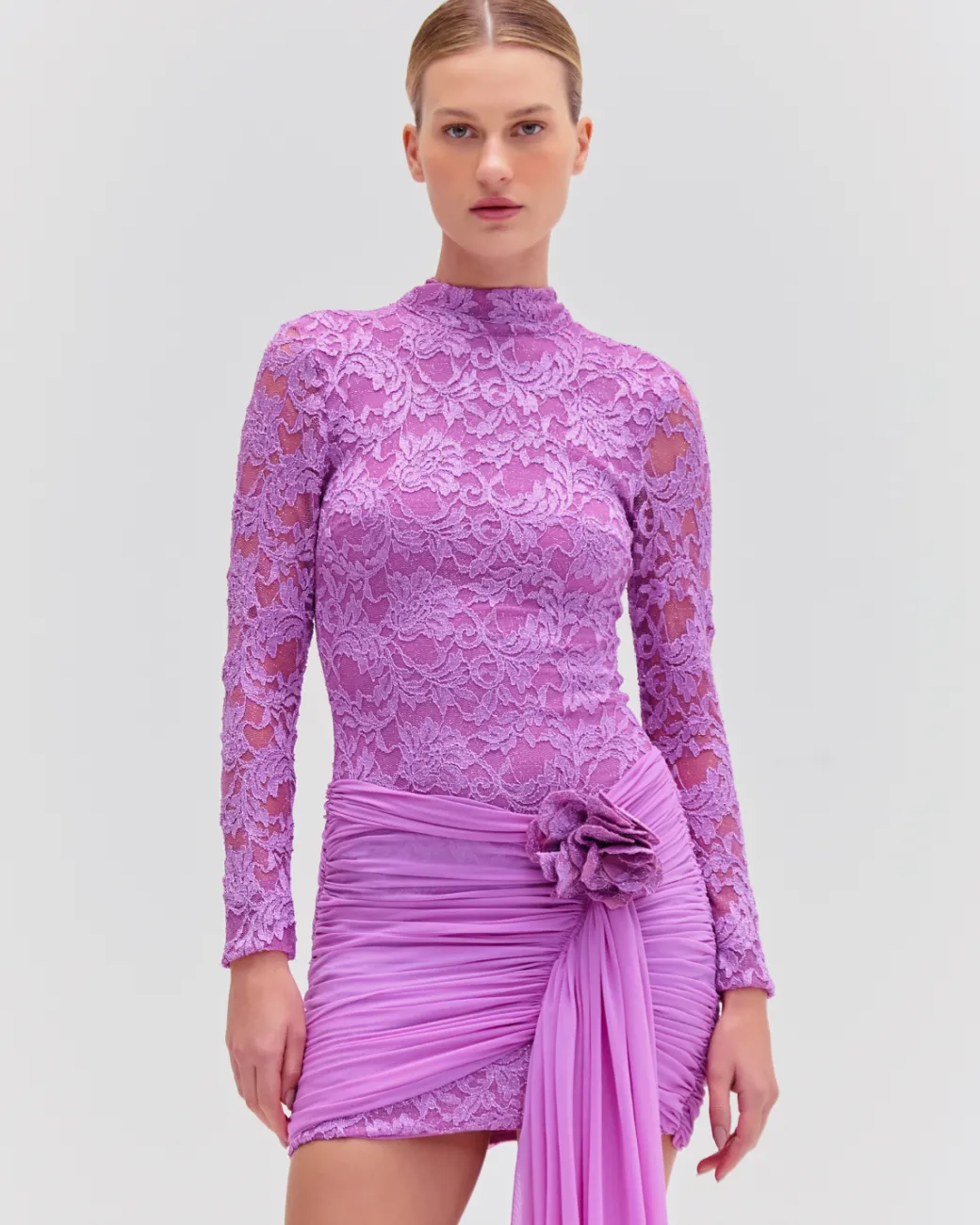 PatBO Embroidered Lace Mini Dress- Dresses & Jumpsuits