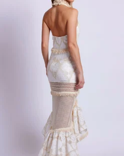 PatBO Eyelet Lace Maxi Dress (EXCLUSIVE)- Dresses & Jumpsuits