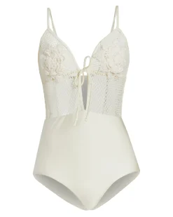 PatBO Floral Crochet One Piece (FINAL SALE)- One Pieces