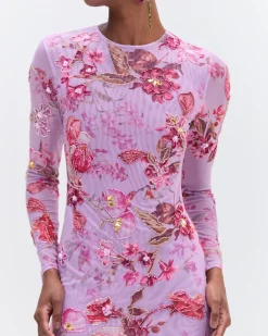 PatBO FLORAL HAZE EMBROIDERED TULLE DRESS- Dresses & Jumpsuits