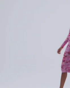 PatBO Floral Haze Stretch Tulle Midi Dress- Dresses & Jumpsuits