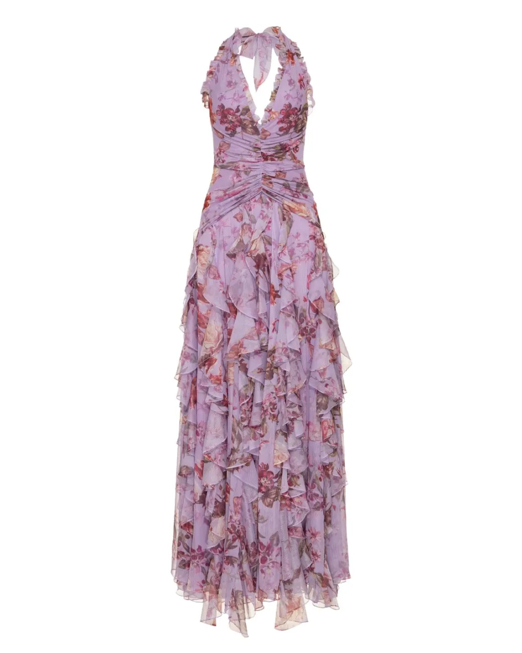 PatBO Floral Haze Stretch Tulle Maxi Dress- Dresses & Jumpsuits