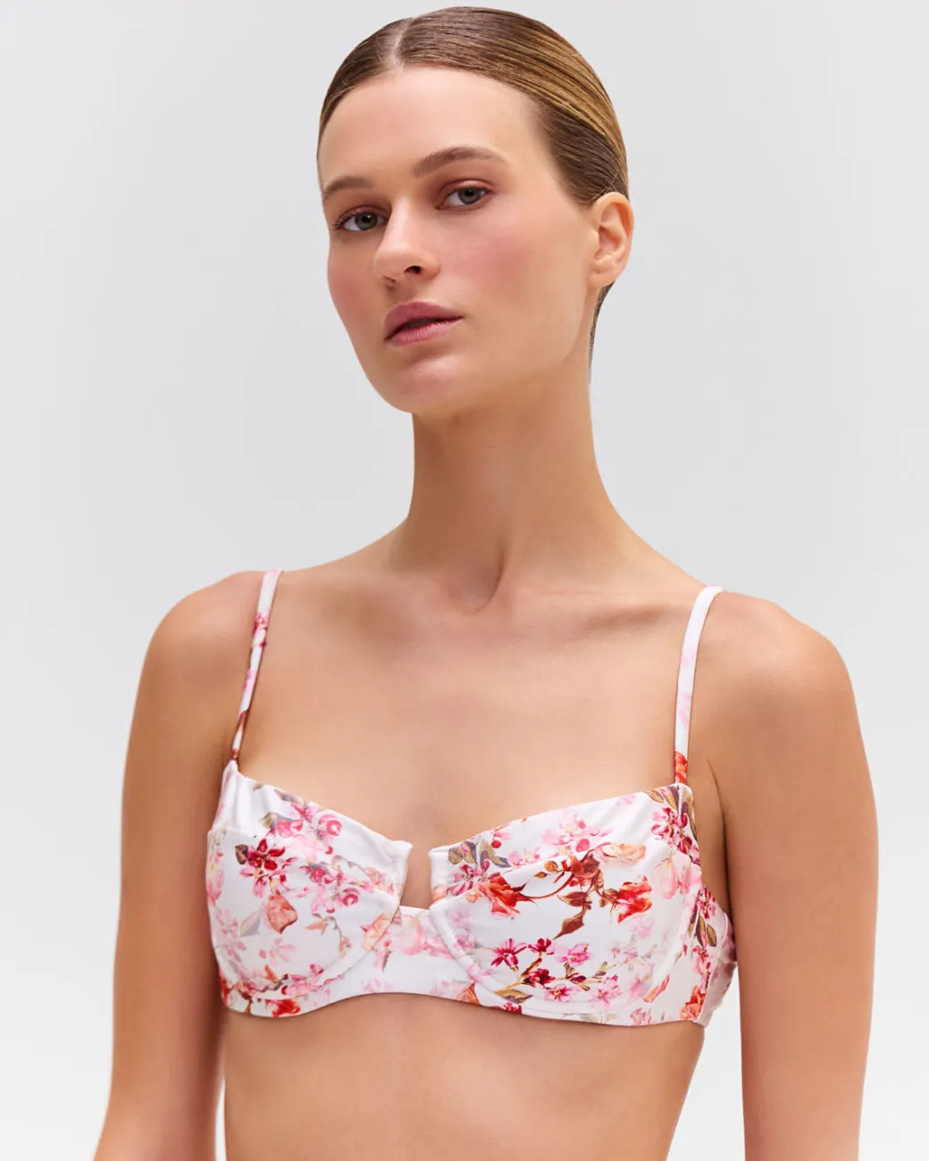 PatBO Floral Haze Underwire Bikini Top (EXCLUSIVE)- Bikinis|Matching Sets