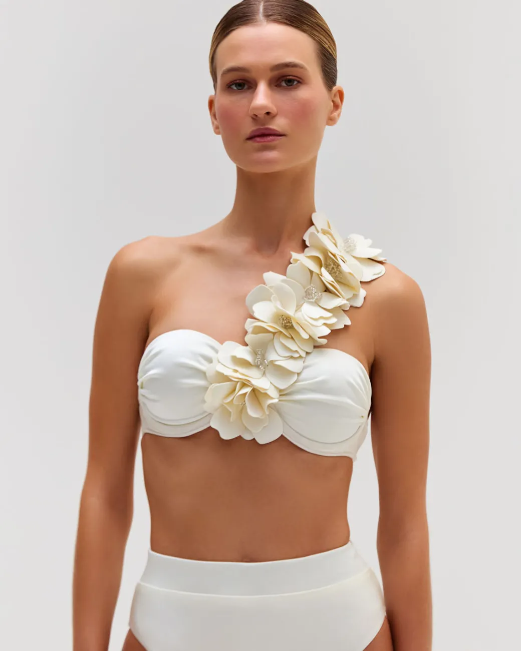 PatBO Flower Applique Bikini Top (FINAL SALE)- Bikinis