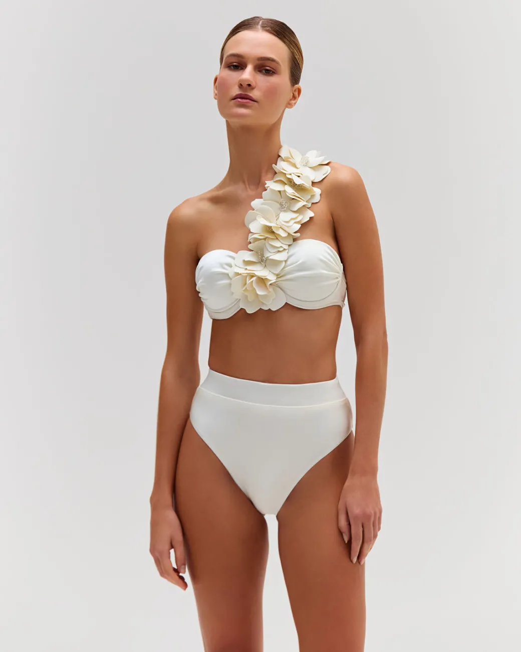 PatBO Flower Applique Bikini Top (FINAL SALE)- Bikinis