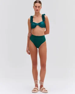 PatBO FLUTTER SLEEVE BIKINI TOP (FINAL SALE)- Bikinis