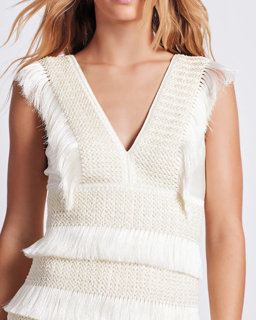 PatBO Fringe Midi Dress (FINAL SALE)- Dresses & Jumpsuits