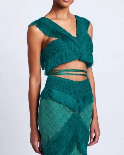PatBO FRINGE TRIM MAXI SKIRT- Bottoms