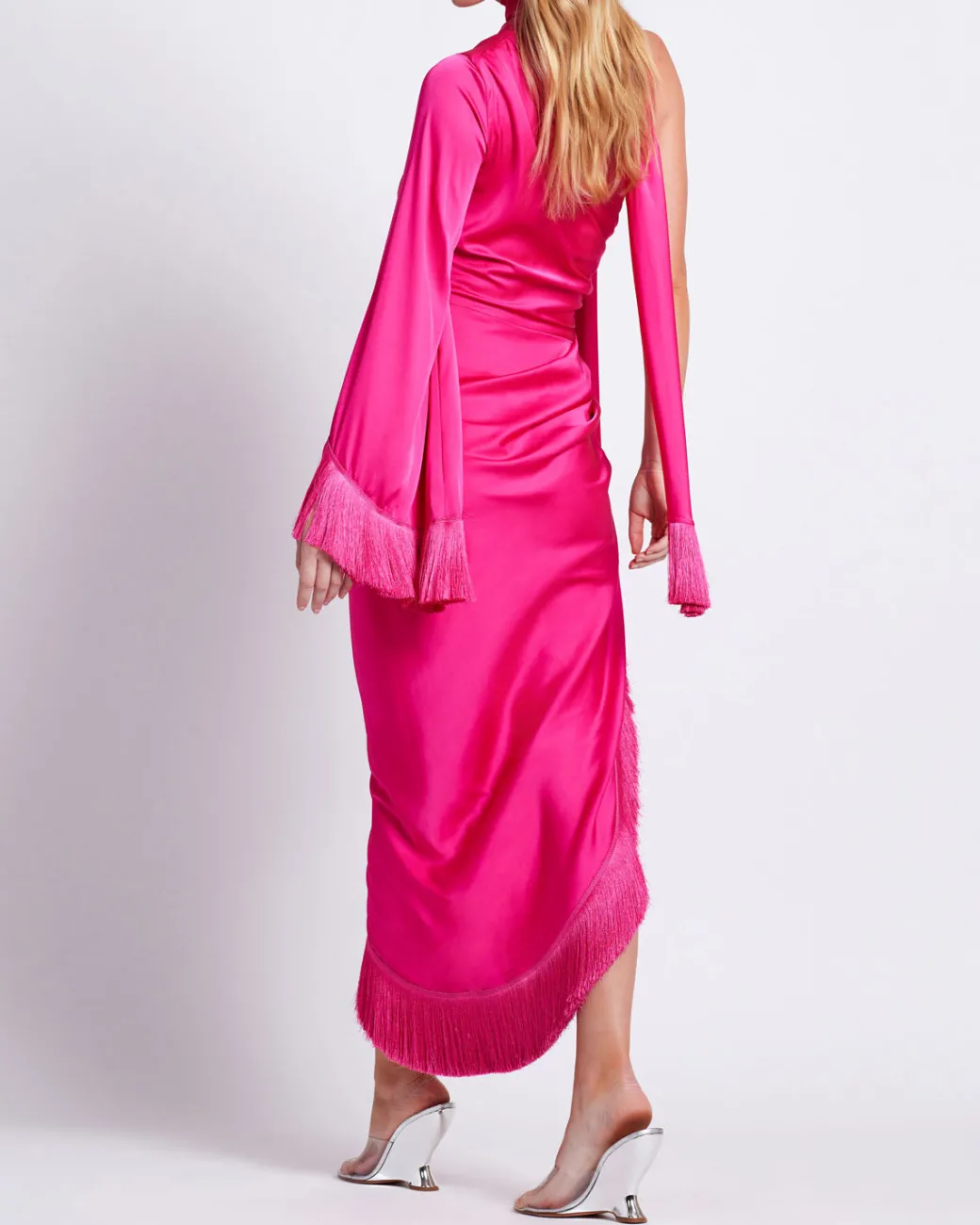PatBO FRINGE TRIM OSCAR DRESS (FINAL SALE)- Dresses & Jumpsuits