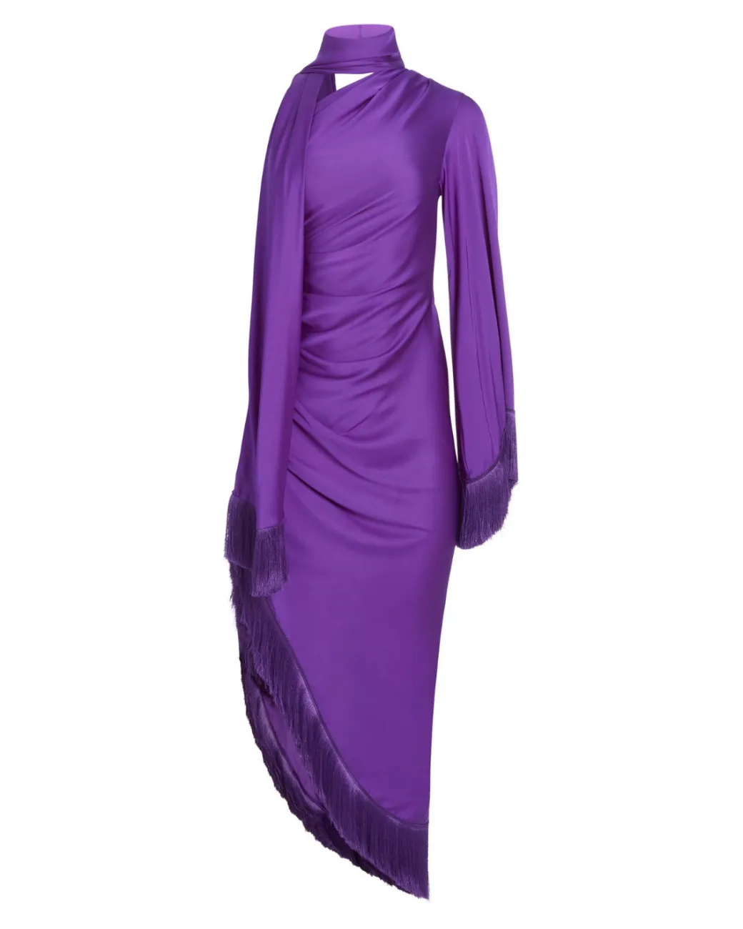 PatBO Fringe Trim Oscar Dress (FINAL SALE)- Dresses & Jumpsuits