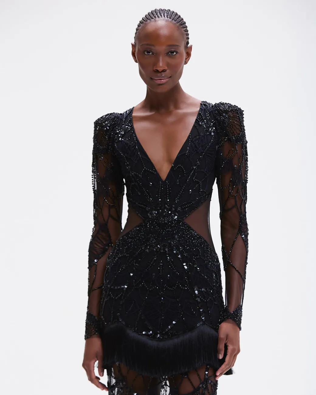 PatBO Gossamer Fringe Maxi Dress (RUNWAY)- Dresses & Jumpsuits