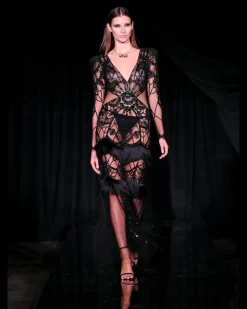 PatBO Gossamer Fringe Maxi Dress (RUNWAY)- Dresses & Jumpsuits