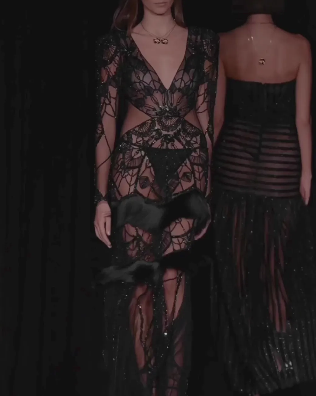 PatBO Gossamer Fringe Maxi Dress (RUNWAY)- Dresses & Jumpsuits