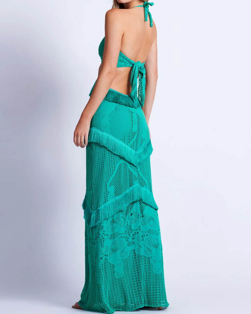 PatBO Halterneck Maxi Dress- Dresses & Jumpsuits