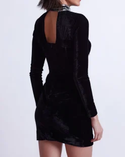 PatBO HAND BEADED VELVET BUSTIER MINI DRESS- Dresses & Jumpsuits