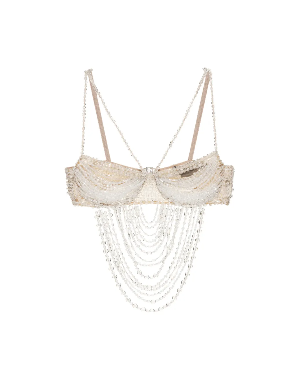 PatBO Hand-Beaded Bralette (RUNWAY)- Tops & Bodysuits