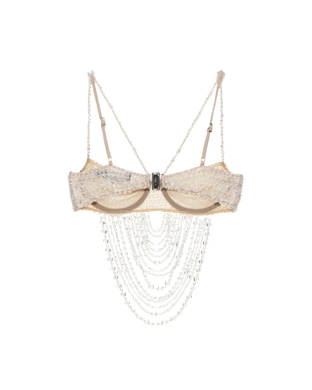 PatBO Hand-Beaded Bralette (RUNWAY)- Tops & Bodysuits