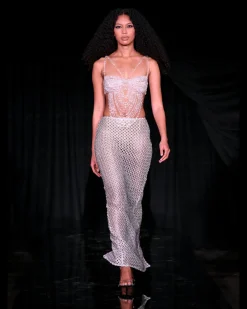 PatBO Hand-Beaded Bralette (RUNWAY)- Tops & Bodysuits