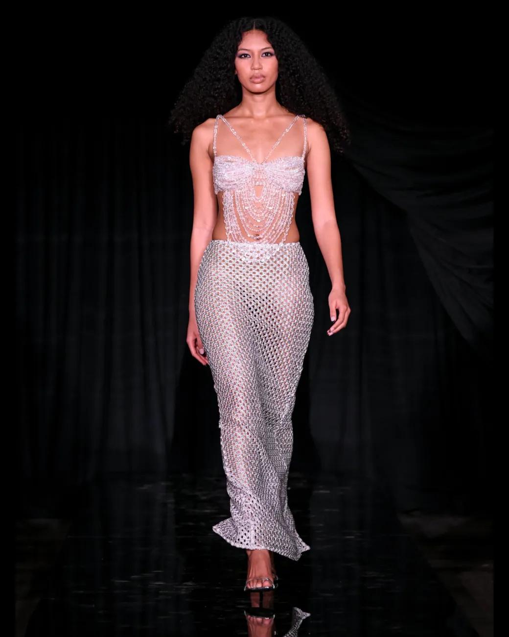 PatBO Hand-Beaded Bralette (RUNWAY)- Tops & Bodysuits