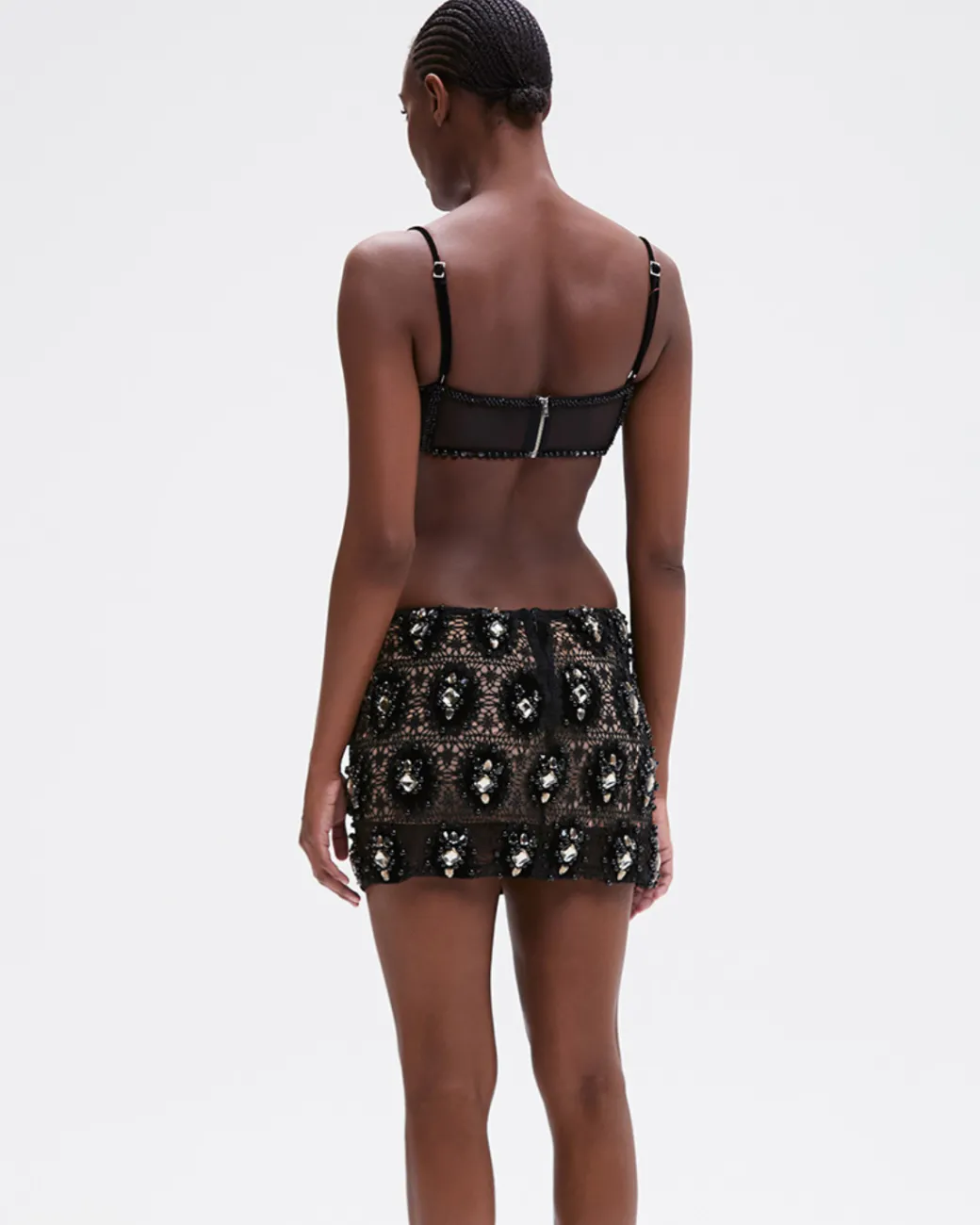 PatBO Hand-Beaded Bralette (RUNWAY)- Tops & Bodysuits