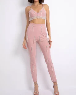 PatBO Hand-Beaded Legging (FINAL SALE)- Bottoms