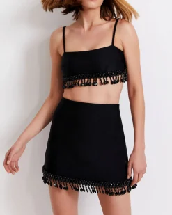 PatBO Hand-Beaded Mini Skirt (EXCLUSIVE)- Matching Sets|Bottoms