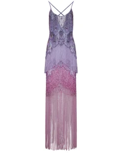 PatBO Hand-Beaded Ombre Gown- Dresses & Jumpsuits