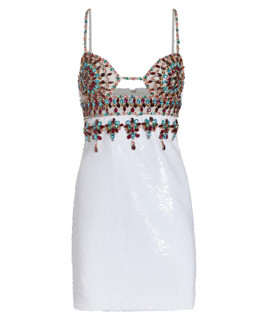 PatBO Hand-Beaded Sequin Mini Dress (FINAL SALE)- Dresses & Jumpsuits