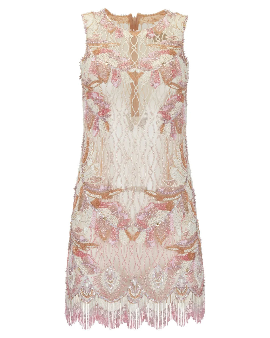PatBO Hand-Beaded Sleeveless Mini Dress (EXCLUSIVE)- Dresses & Jumpsuits