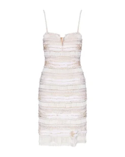 PatBO Hand-Beaded Sleeveless Mini Dress (EXCLUSIVE)- Dresses & Jumpsuits