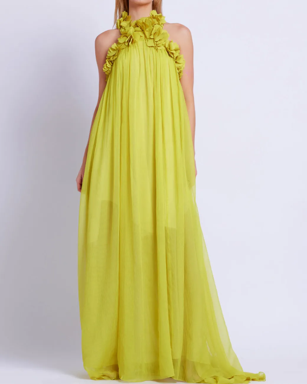 PatBO Hand-Embroidered 3D Gown (FINAL SALE)- Dresses & Jumpsuits