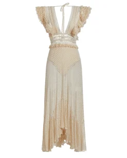 PatBO HAND-WOVEN NETTED BEACH DRESS- Beach Dresses