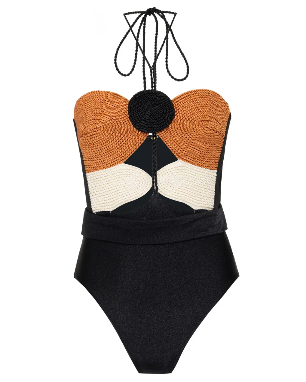 PatBO JERSEY SANDS BRAIDED BODYSUIT- One Pieces