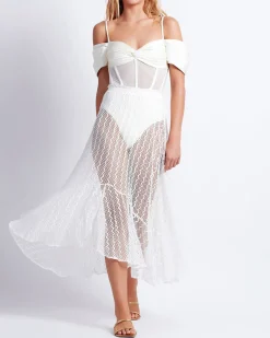 PatBO Lace Beach Skirt- Cover-ups
