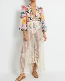 PatBO Lace Beach Skirt (FINAL SALE)- Cover-ups|Bottoms