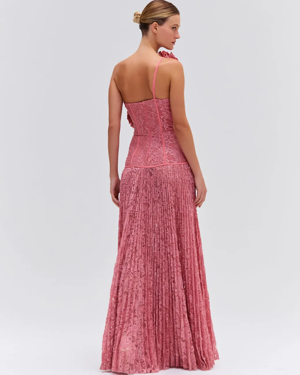 PatBO Lace Bustier Maxi Dress- Dresses & Jumpsuits