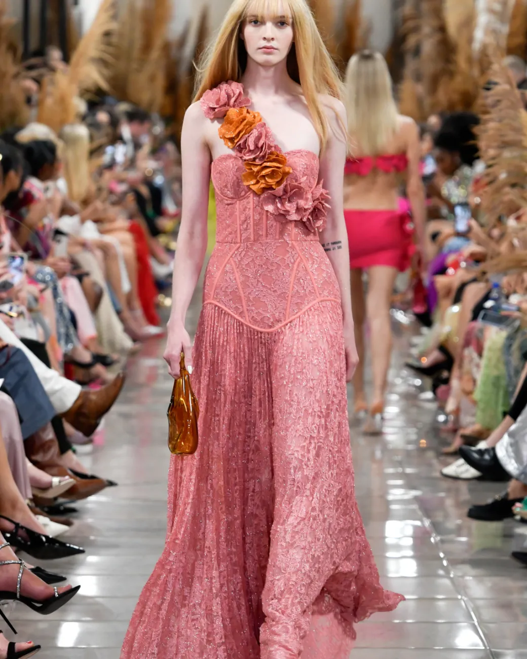 PatBO Lace Bustier Maxi Dress- Dresses & Jumpsuits