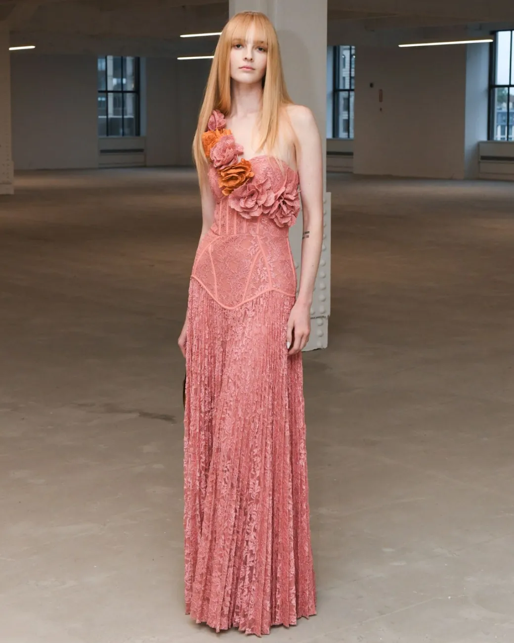 PatBO Lace Bustier Maxi Dress- Dresses & Jumpsuits
