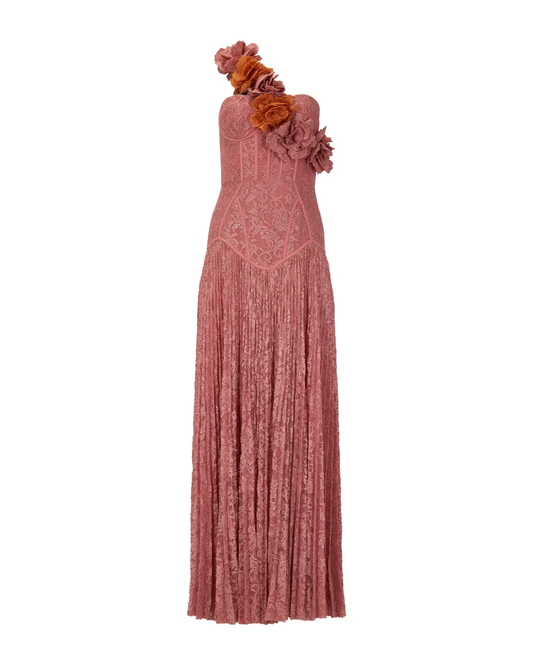 PatBO Lace Bustier Maxi Dress- Dresses & Jumpsuits